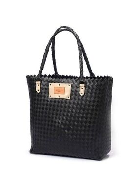 Khokho Weekend Women's Manzini Shopping Tote Bag in Black